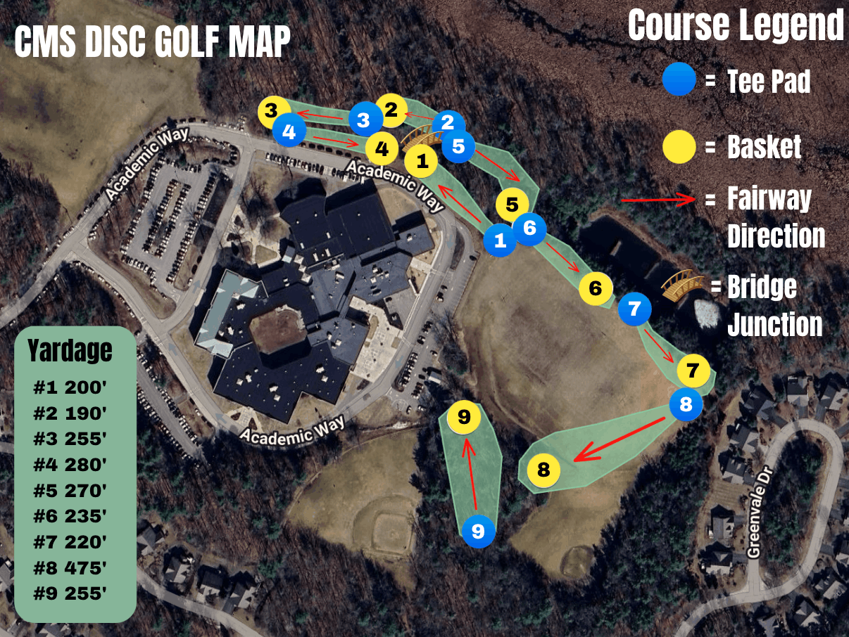 NEW! Disc Golf Map